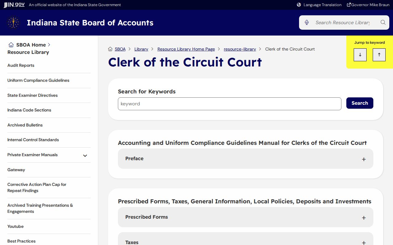 Orange County court records clerk fee reference