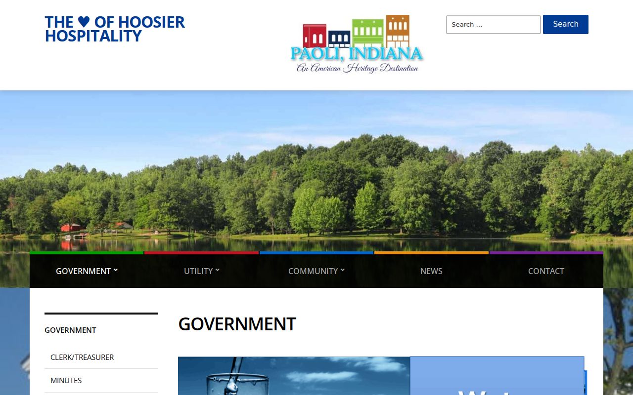 Official Town of Paoli government website