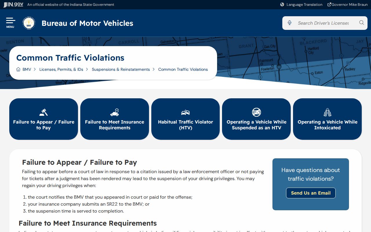 Orange County traffic court records failure to appear information