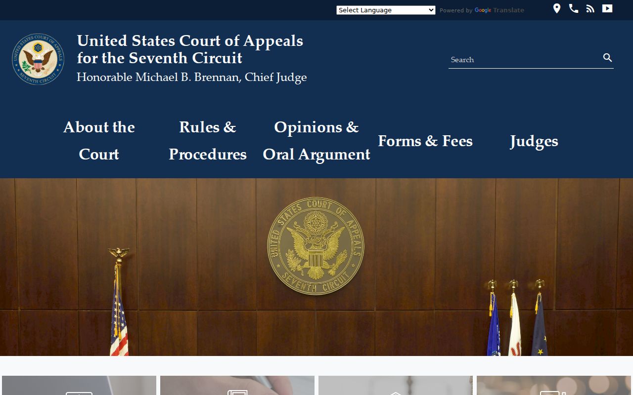 Seventh Circuit source for a West Baden Springs federal appellate court docket